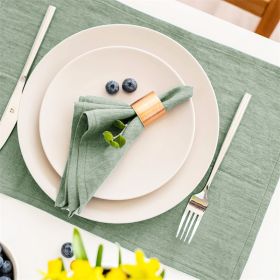 Cloth Mat Kitchen Photography Props (Option: Tea green-45x45cm)