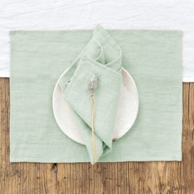 Cloth Mat Kitchen Photography Props (Option: Duck egg green-45x45cm)