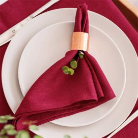 Cloth Mat Kitchen Photography Props (Option: Wild berry red-32x44cm)