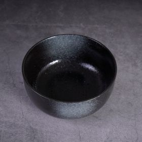 Japanese Ceramic Wholesale Retro Soup Bowl Salad Bowl Tableware (Option: N glaze-6.5inchl 160x78mm-1PCS)