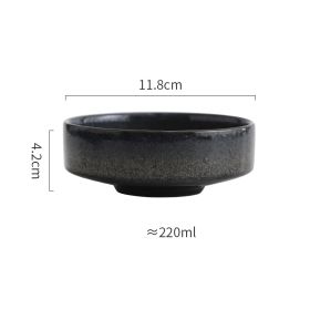 Creative Ceramic Household Conical High Bowl Salad Plate (Option: 4.5inch Star pulse)